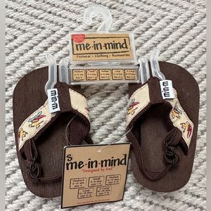 BNWT Me-in-Mind Baby Elastic-Back Flip-Flops Size 1-2 (3-6 months)